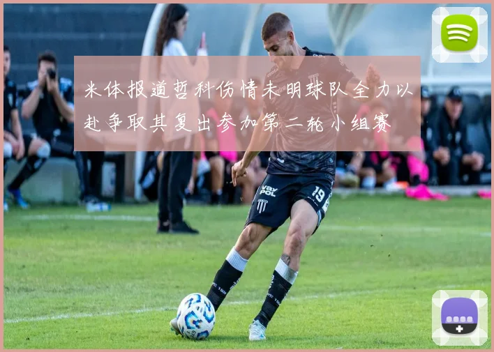 米体报道哲科伤情未明球队全力以赴争取其复出参加第二轮小组赛
